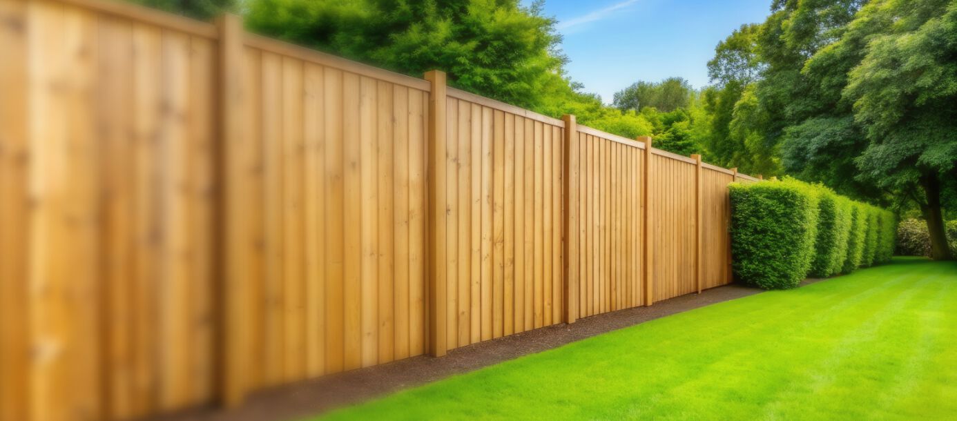 Fence, Panels & Pergolas </br> Shop now >